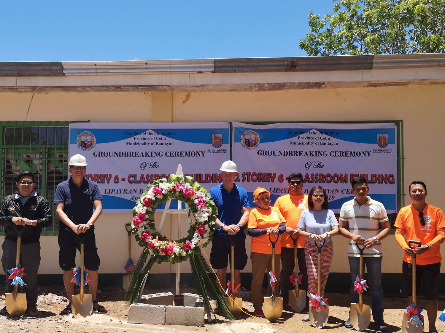 Last month saw the ground-breaking ceremony for the school build, which will transform the lives of Lipayran school pupils